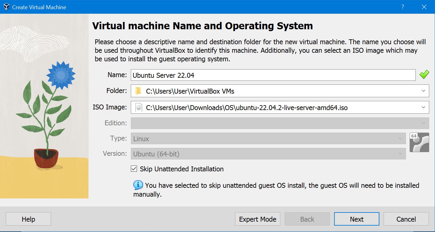 Virtual Box Install Step2